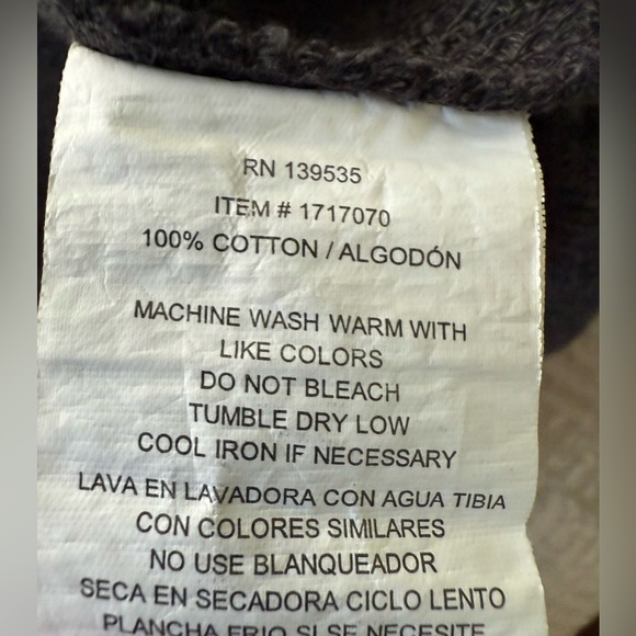 Grayers Men’s XL Gray Cotton Twill Shirt Jacket Shacket Overshirt Flannel Style - Picture 9 of 9